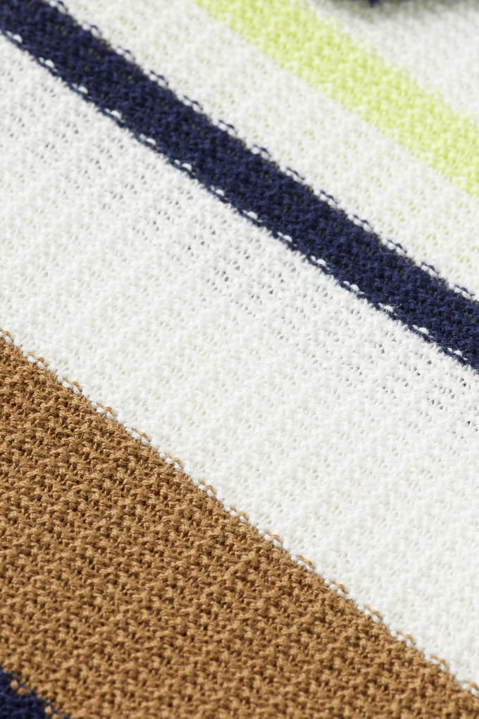 Scotch & Soda Boy Structured Knitted Polo Multi Stripe Taglia: 14 | Camicie Outlet | kids