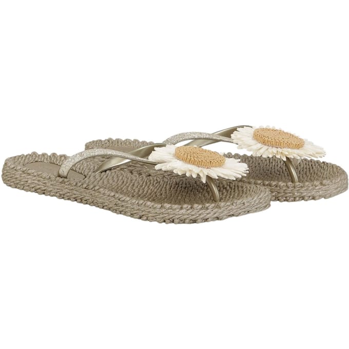 Ilse Jacobsen Ilse Jacobsen Slippers zilver Rubber