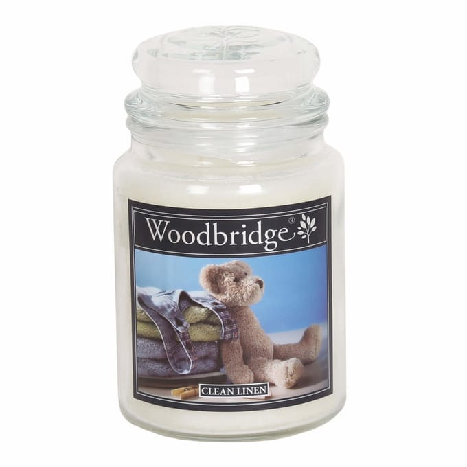Woodbridge Geurkaars - schoon linnen