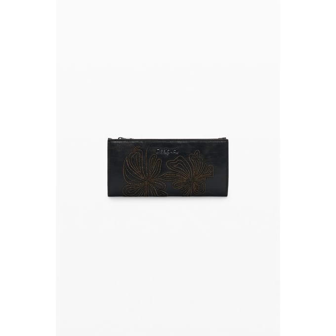Desigual portemonnee Mone Mistral Clarisa Long Wallet Chocolate donkerbruin