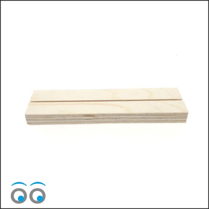 Luxe Kaarthouders - 20 cm - 2 Stuks - Blank hout