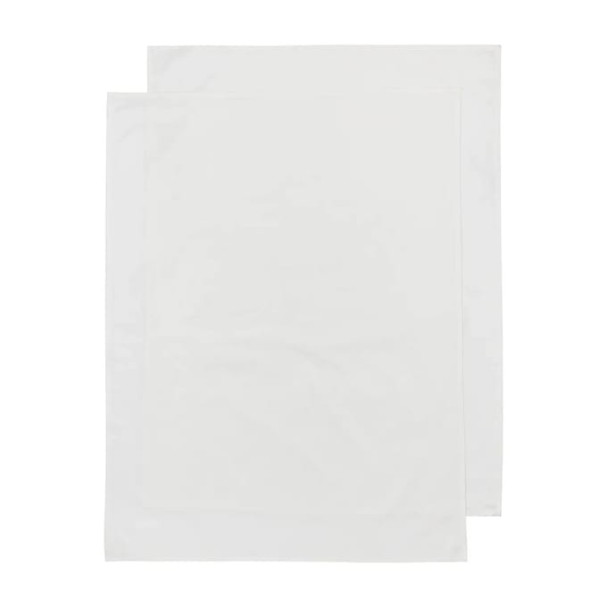 Meyco Baby Uni wieglaken - 2-pack - offwhite - 75x100cm - 0.3 TOG