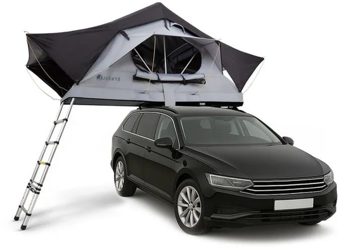 Daktent Lago - 2-persoons - Incl. Matras - Zwart / Grijs