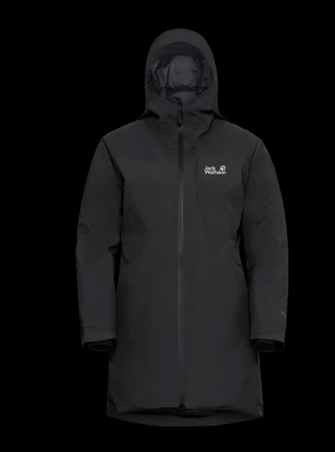 Jack Wolfskin Icecape 2L Down Ins, donsjack, dames, zwart