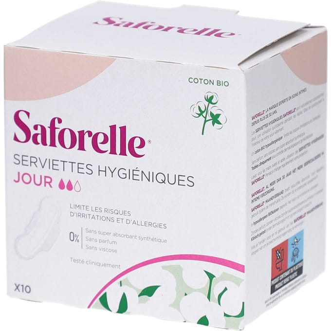 Saforelle Sanitaire Servetten Normaal 10 Sanitaire Servetten