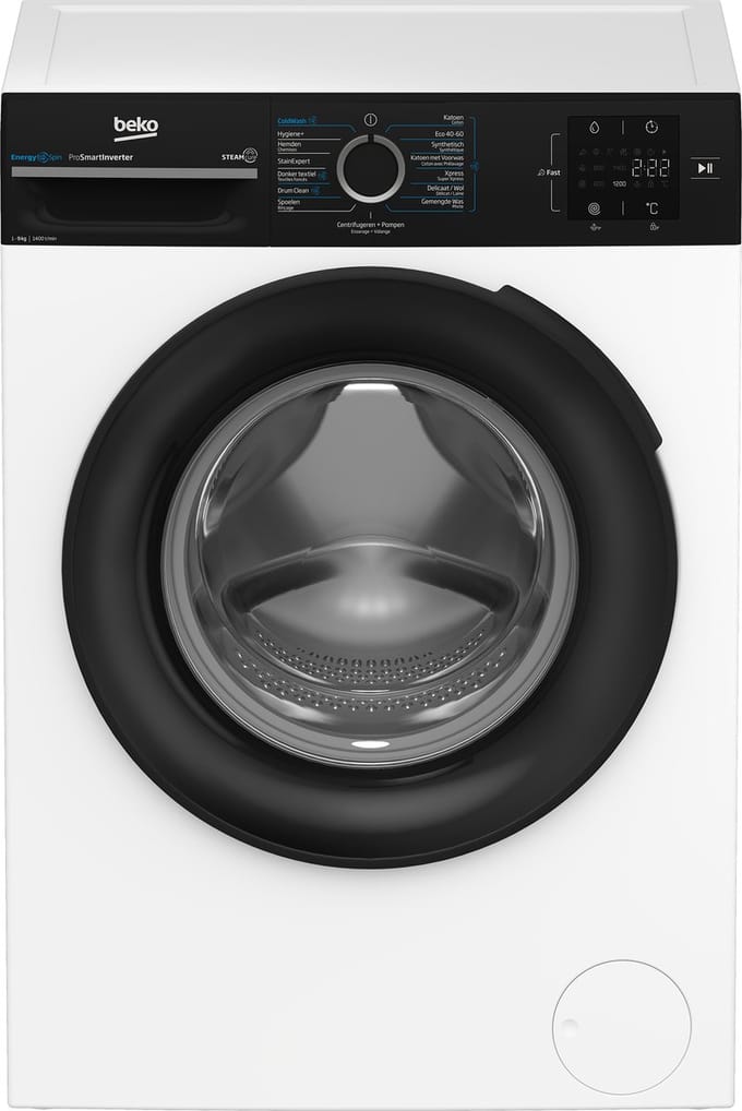 Beko b300 BM3WFT3941B wasmachine Voorlader 9 kg 1351 RPM Wit