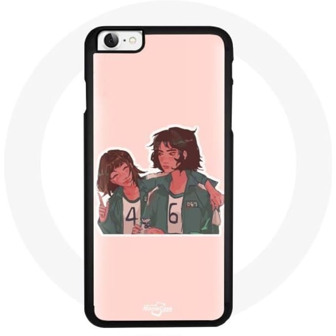 Coque de téléphone - Squid Game - iPhone 6 - Souple - Rose - Mixte