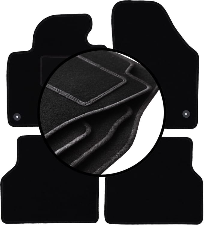 Complete set veloursmatten voor: Volkswagen Tiguan I minivan (2007-2015)