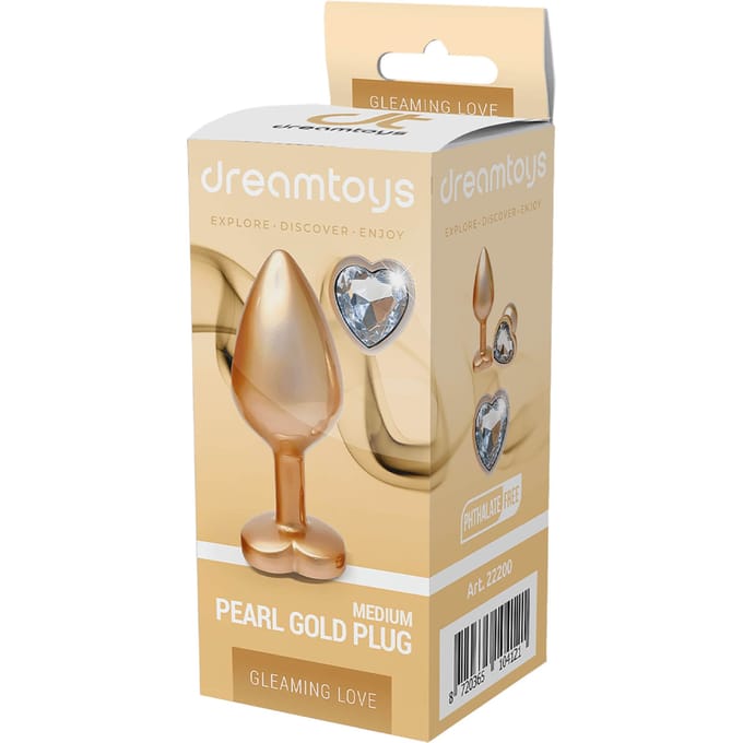Anale Plug Dream Toys Gleaming Love Gouden