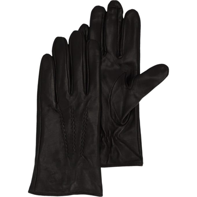 Sarlini Dames Leren Handschoenen Donkerbruin - Maat M/L