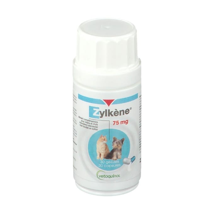 30 stuks (75 mg)  - Zylkene Capsules voor hond & kat < 10 kg