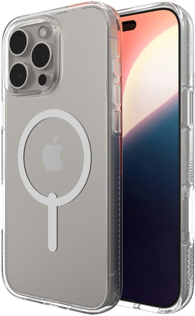 ZAGG - Crystal Palace Snap Mag geschikt voor iPhone 16 Pro Max Hoesje - transparant
