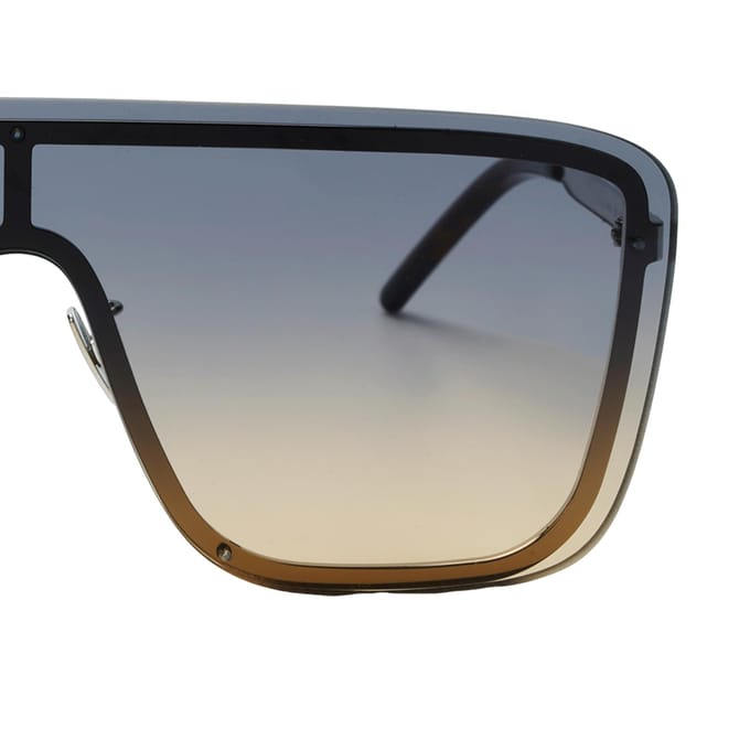 Saint Laurent Gradient Mask Zonnebril Zilver Uniseks Brillen SL-364-MASK009 Basic Packaging-Eyeglass Case gray
