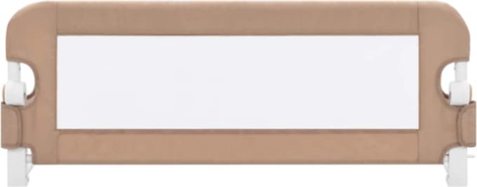 Bedhekje peuter 102x42 cm polyester taupe