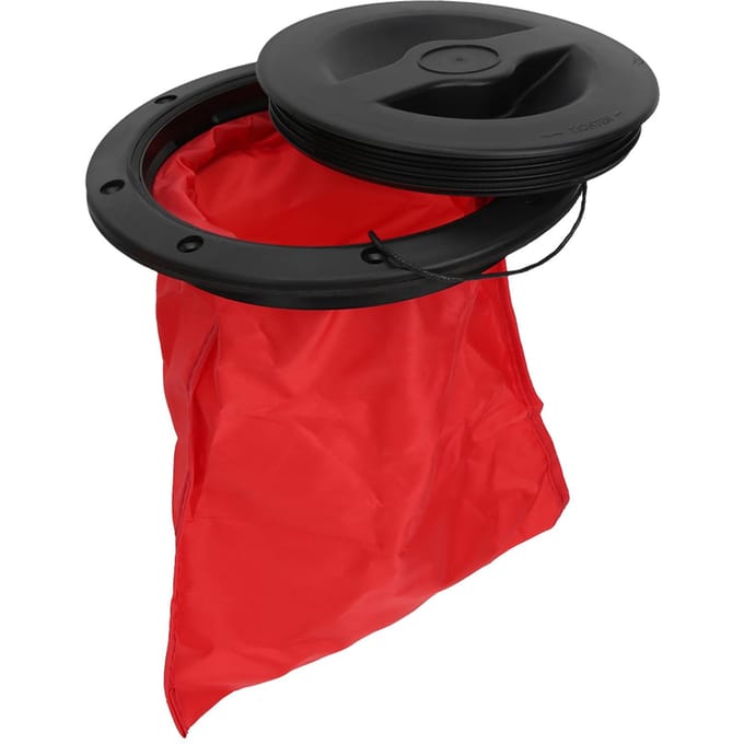 Boot Afsluitbaar Luikdeksel Rond Cirkelvormig Type Deksel Waterdicht Kajak Accessoires Met Opbergtas 6 Inch black