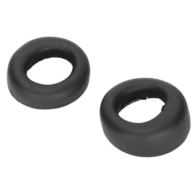 Coussinets d'oreille pour casque d'écoute Doux Haute élasticité Insonorisant Remplacement Coussin de casque d'écoute pour Écouteurs sans fil PS5 PULSE 3D black