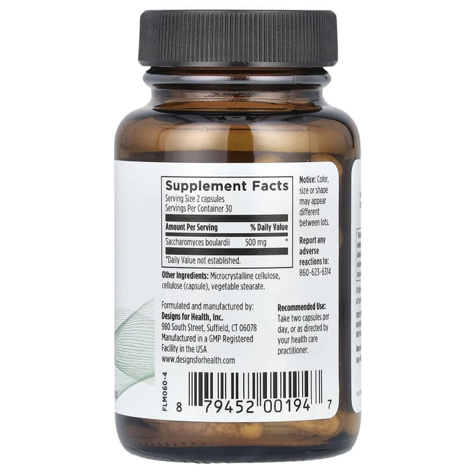 Designs For Health, FloraMyces™, 60 Capsules Végétales