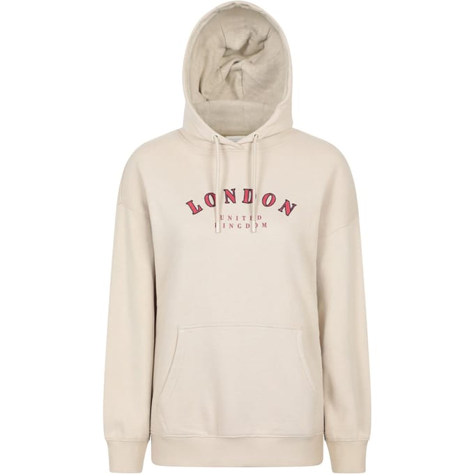 Mountain Warehouse Dames/Dames Londen Grafische Hoodie (Beige)