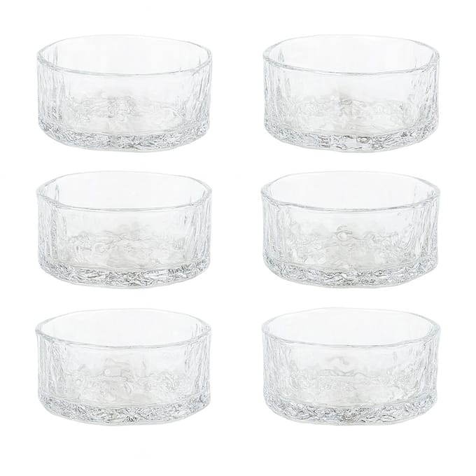 Snow Buccia Amuseschaaltjes Set - 6-delig - Voor Dessert, Salade en Snacks