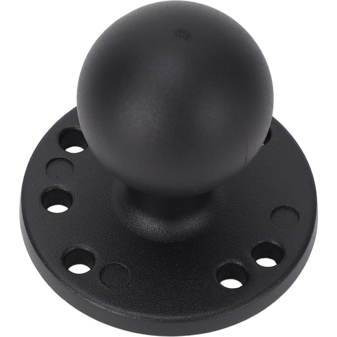 1,5 inch kogelmontage met aluminiumlegering AMPS-gaten ronde plaat voor RAM-montages C-maat kogel dubbel