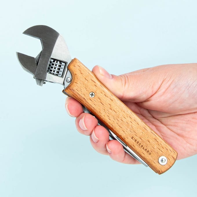 Kikkerland Wooden Wrench Multi-tool