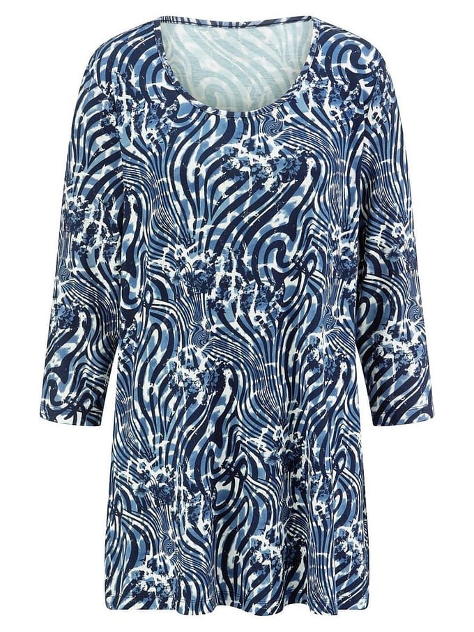 Lang shirt 3/4-mouwen Van Emilia Lay wit
