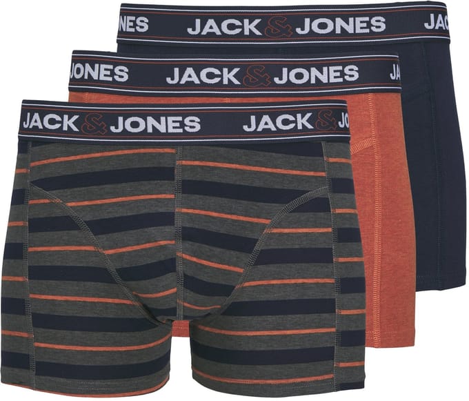 JACK&JONES - JACJOHN TRUNKS 3 PACK SN - Heren - Onderbroeken