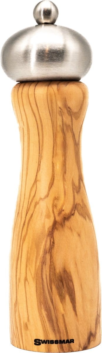 SWISSMAR - Belle pepermolen 20 cm olijfhout