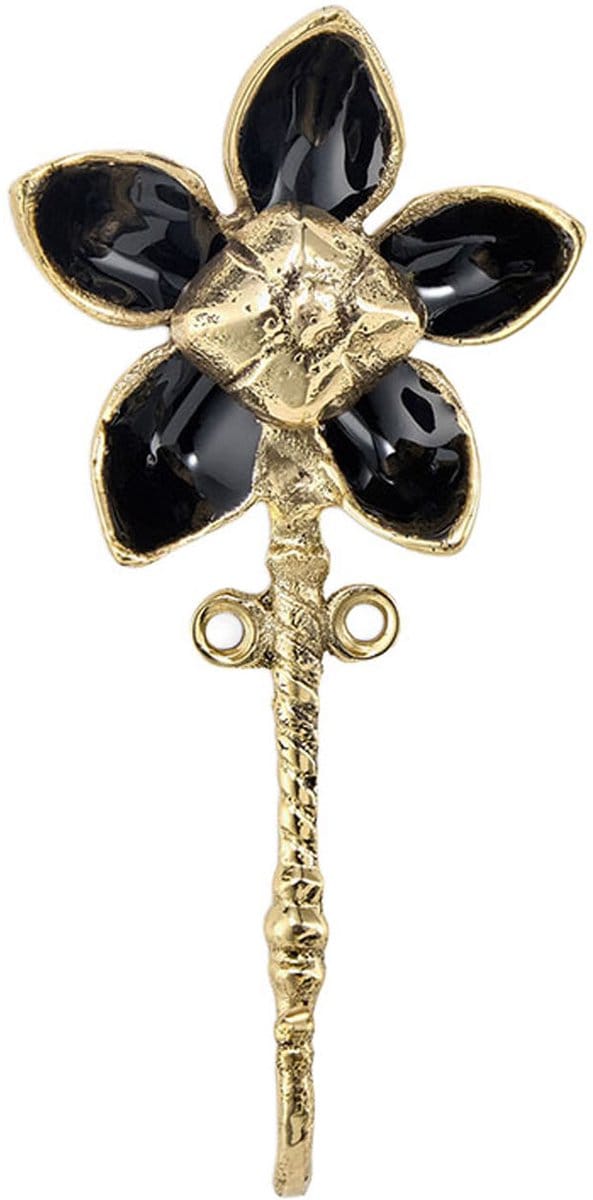 Doing Goods Liv Flower Wandhaak - Black