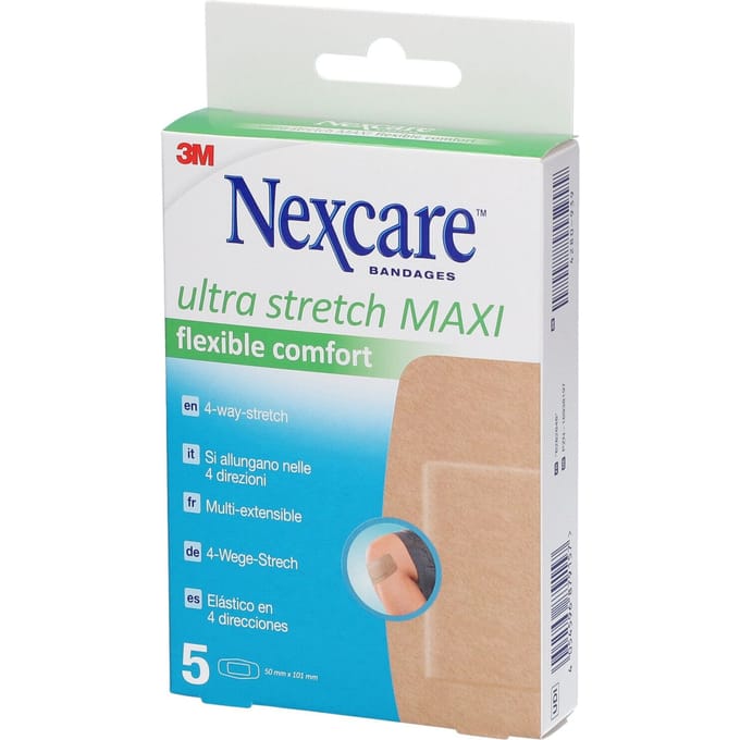 Nexcare Ultra Stretch MAXI Flexible Comfort 50x101mm 5 Pleister