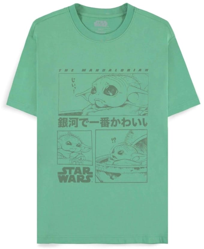 Disney Star Wars The Mandalorian - Grogu Unisex Tshirt - L - Groen
