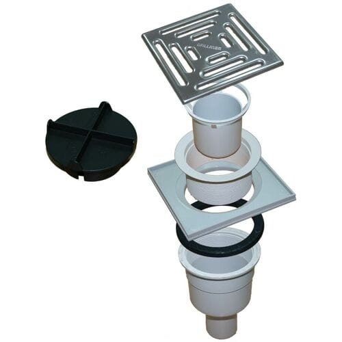 Megabad Profi Collection Drain vertical DN50 for shower boards, STDBA001
