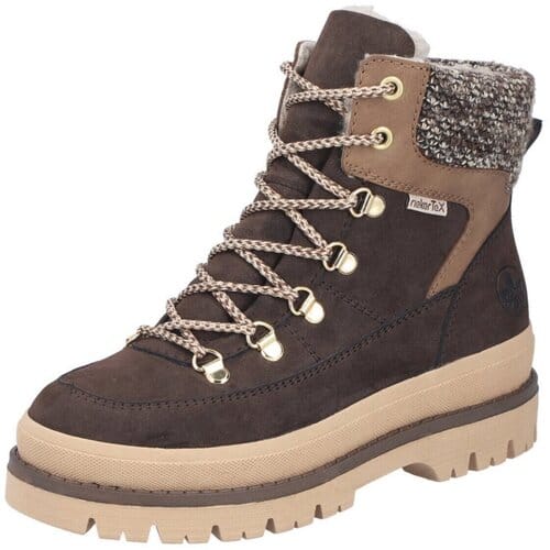 Rieker Veterboots - Dames - Bruin - Maat:36
