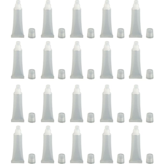 20 stuks 12 ml Herbruisbare Lipgloss Tube Professionele Draagbare Make-up DIY Lege Lipbalsem Containers white