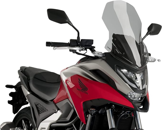 Touring Schijf - Windscherm Deflector - Aerodynamische Bescherming - UV Bescherming - 4mm Dik - Getint