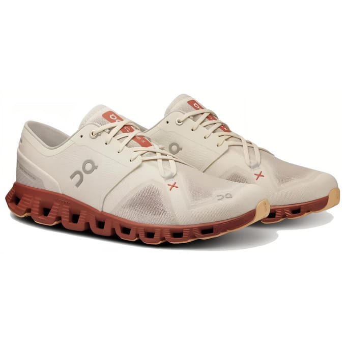 ON Cloud X 3 Ice Auburn Heren Sneakers Crème 60.97799 43 beige