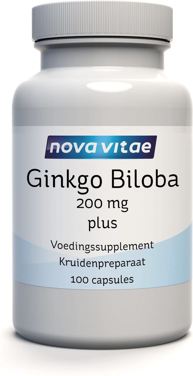 Nova Vitae - Ginkgo biloba 200 mg Plus - 100 capsules