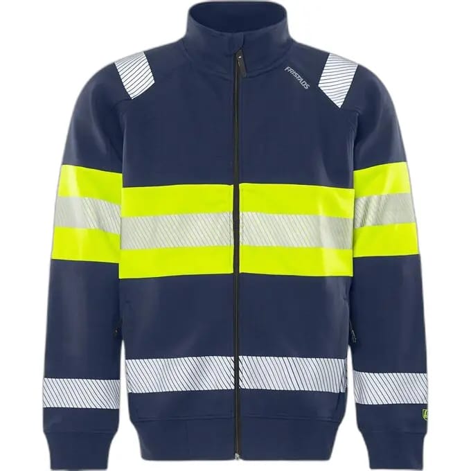 Fristads Signaliserende kleding High Vis-sweatjack KL 1 7531 Gkc 301562
