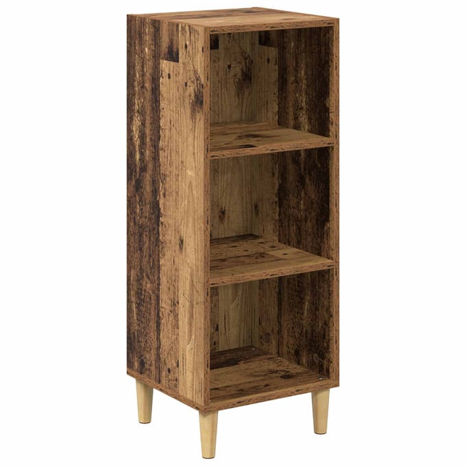 vidaXL - Dressoir - Oudhout - 34,5 - x - 32,5 - x - 90 - cm - Bewerkt - hout