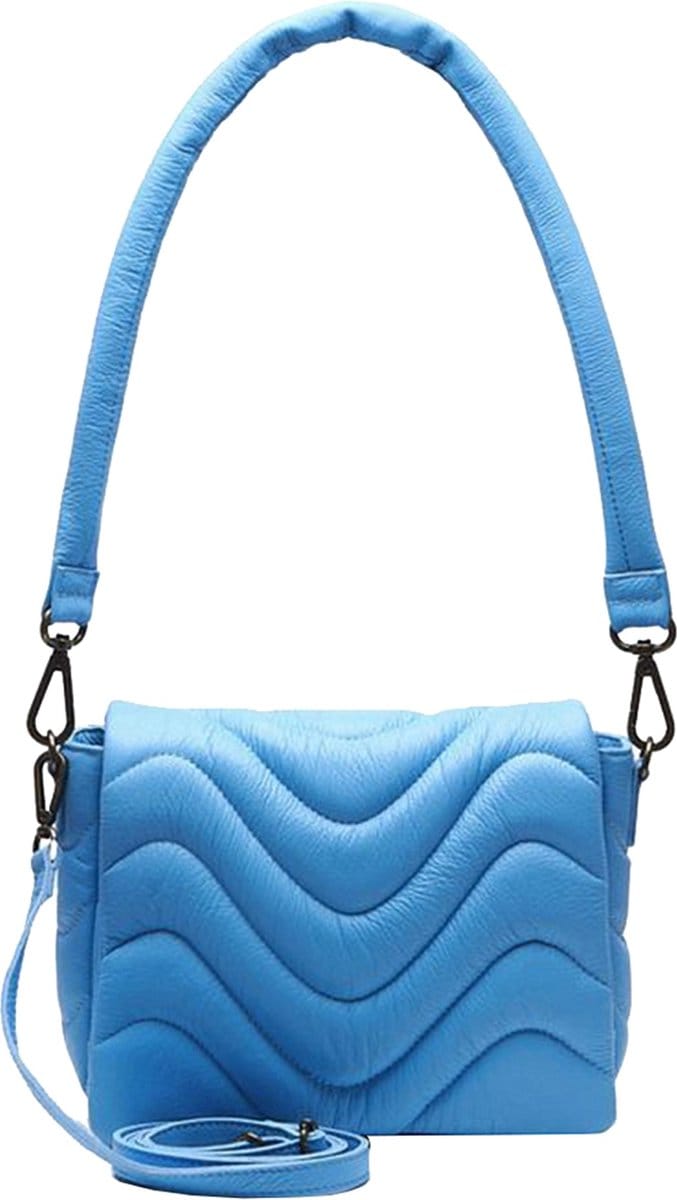 Chabo Bags - Sorrento - Schoudertas - Leer- Blauw