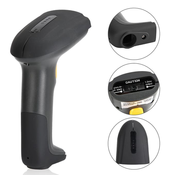 1D/2D/QR Code Lezer Scannen USB Bedrade Barcodescanner
