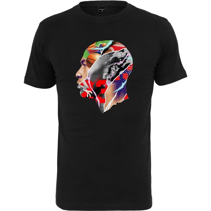 Mister Tee shirt legend head Gemengde Kleuren-M (M)