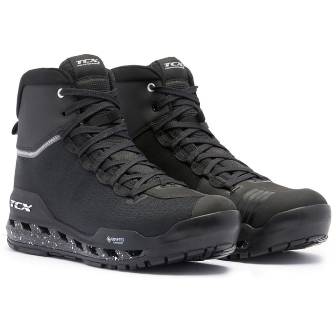 Bottes Moto TCX Climatrek Surround GTX Noir/Blanc 44 black