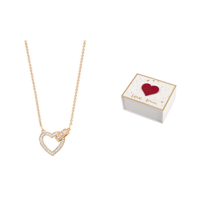 Swarovski Lovely Romantic Hart Ketting Damesketting Wit 5368540 White beige