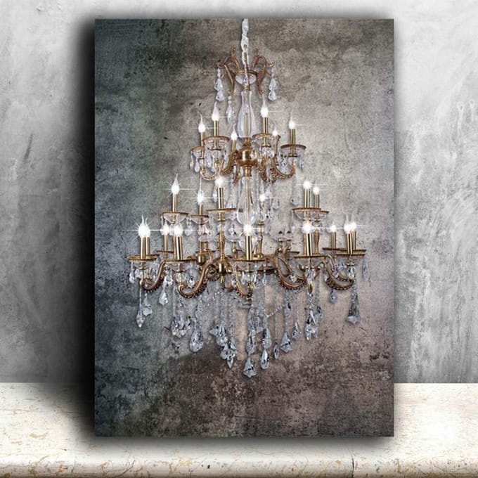5D bricolage diamant peinture point de croix diamant broderie polychrome or cristallin 20X30CM gray