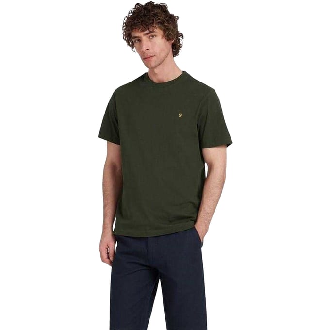 Farah Heren Logo Regular T-Shirt (Evergreen)