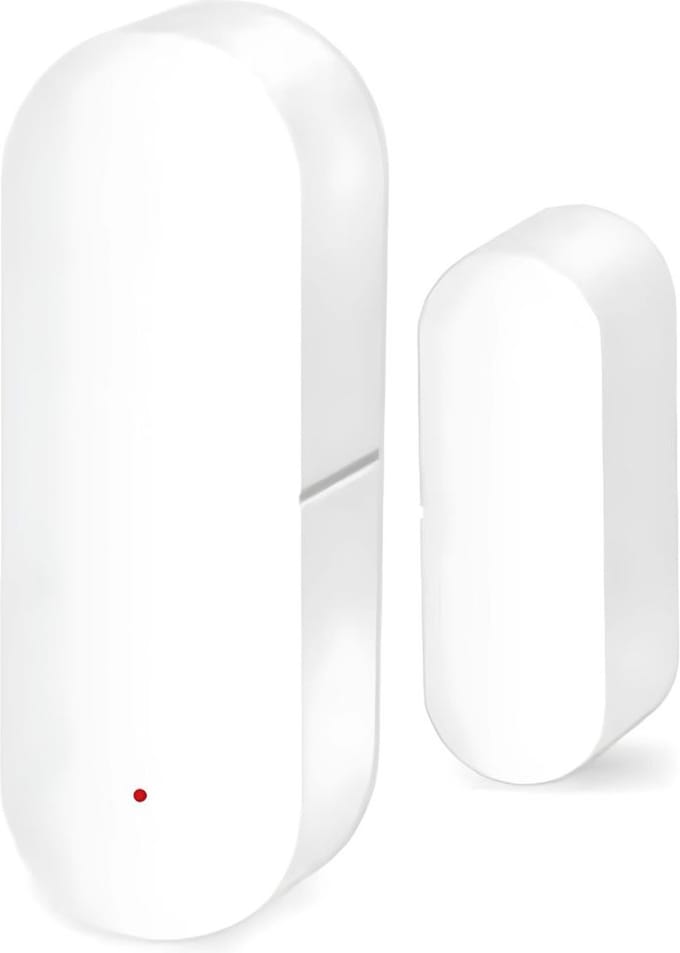 DD - Deuralarm - Deur Alarm 2 Stuks - Deursensor met App - Wit - Innovatief Design - Verbeterde Versie