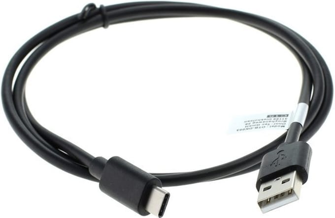 USB C naar USB A kabel - Data en laadkabel - 1 meter - Zwart