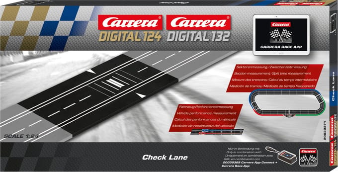 Carrera Racebaanonderdeel - DIGITAL 124/132 - Check Lane - Digitale Teller - Meetpunt onderdeel
