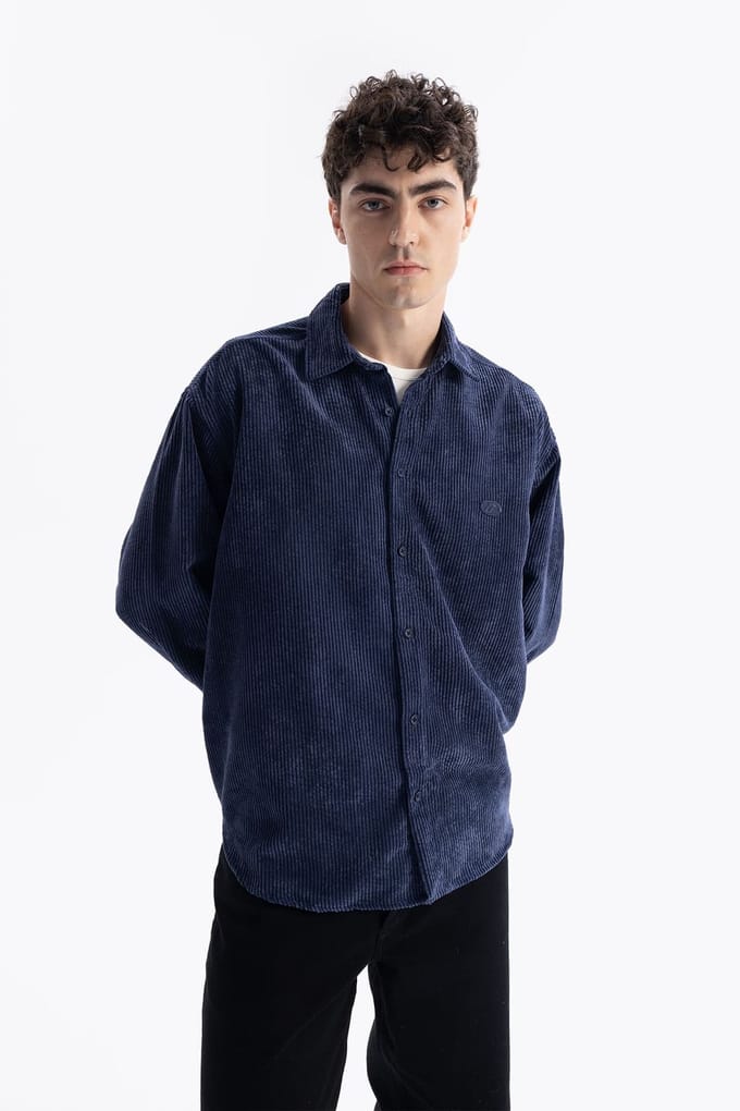 Oversized Velours Shirt